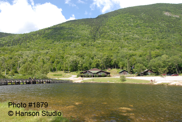 Crawford Notch, NH - Willey House and Willey Pond - Summer